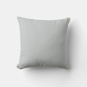 Coussin MONOGRAM gris clair uni personnalisé