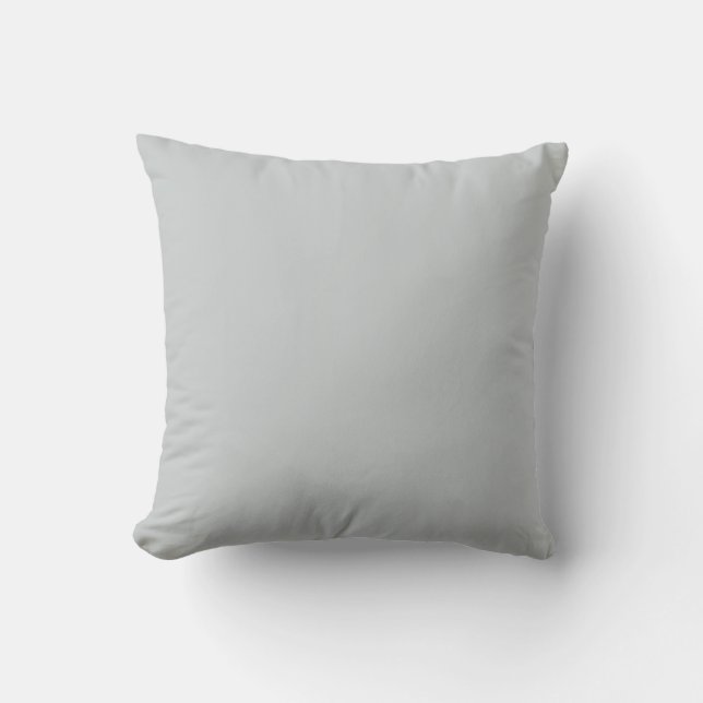 Coussin MONOGRAM solide LIGHT Gris personnalisé (Recto)