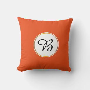 Coussin monogramme
