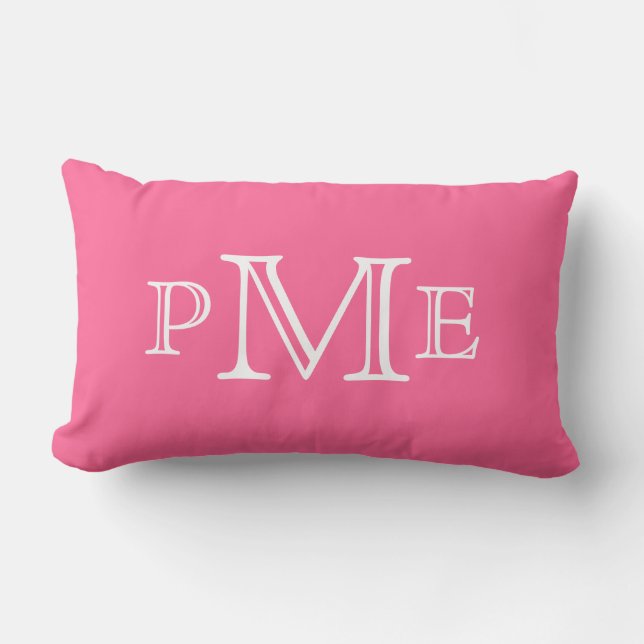 Coussin monogramme (Recto)