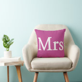 Coussin Monogramme avec les initiales des noms de Madame e (Chaise)
