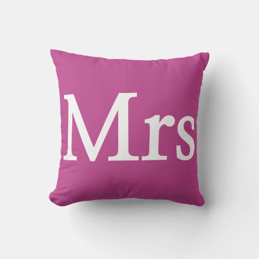 Coussin Monogramme avec les initiales des noms de Madame e (Recto)