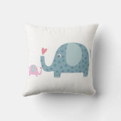 Coussin Monogramme bébé personnalisé (Verso)