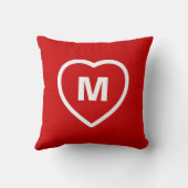 Coussin Monogramme cardiaque (Verso)