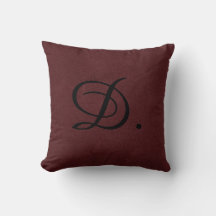 Monogramme cramoisi romantique vampire