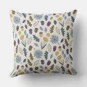Coussin Monogramme d'automne rustique mariage de automne l (Verso)