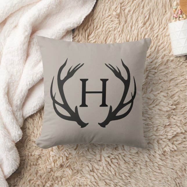 Coussin Monogramme de bois de cerf  (Couverture)