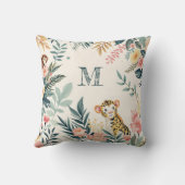 Coussin monogramme de Jungle Dreams (Verso)