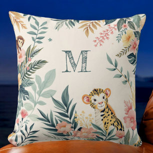 Coussin monogramme de Jungle Dreams