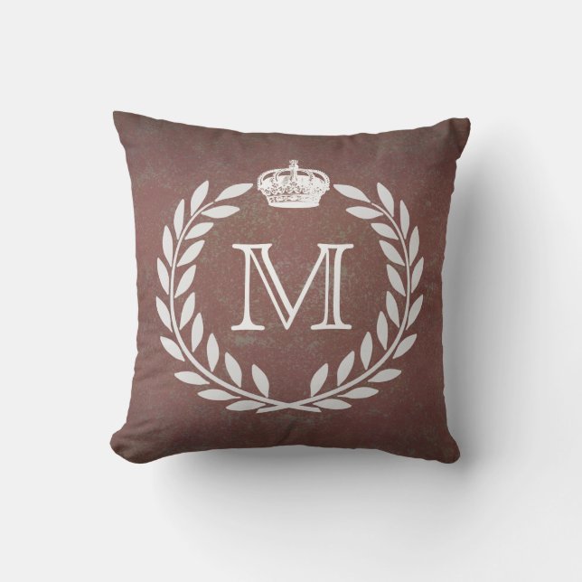 Coussin Monogramme de la Couronne (Recto)