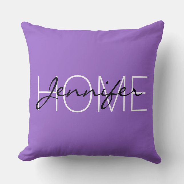 Coussin monogramme de la maison Améthyste (Recto)