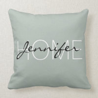 monogramme de la maison en gris cendré