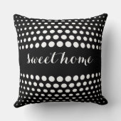 Coussin monogramme de la maison pois blanche (Verso)