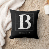 Coussin Monogramme de maths - Lettre B (Couverture)