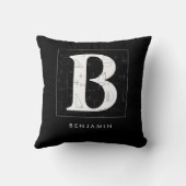 Coussin Monogramme de maths - Lettre B (Verso)