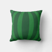 Coussin Monogramme de pastèque verte rose mignonne (Verso)