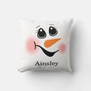 Coussin Monogramme de Snowman