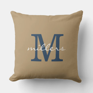 Coussin Monogramme de type simple