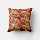 Coussin MONOGRAMME DÉCORATIVE ( TOUTE LETTRE ) Florale d'a (Verso)