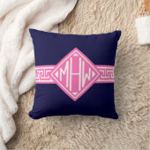 Coussin Monogramme en forme de diamant GK #2 (Couverture)
