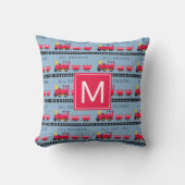 Coussin Monogramme | Enfants à bord (Recto)