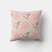 Coussin Monogramme floral rose (Verso)