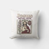 Coussin Monogramme initial de Jésus Foi Monogramme initial (Recto)