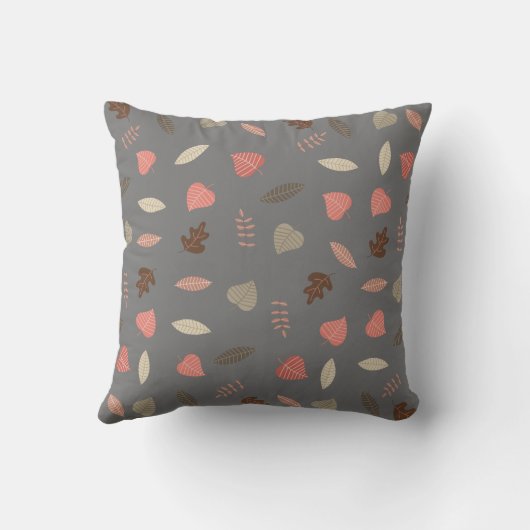 Coussin Monogramme initial des animaux des bois (Verso)