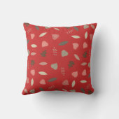 Coussin Monogramme initial des animaux des bois (Verso)