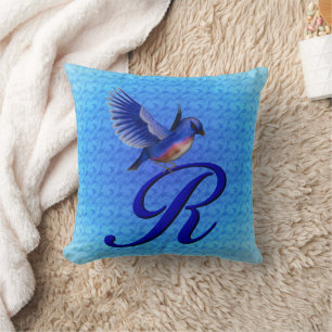 Coussin Monogramme initial R