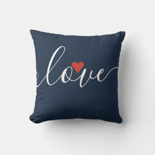 Coussin Monogramme Initiales de Couple