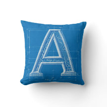Monogramme lettre A plan