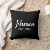 Coussin Monogramme Minimaliste (Couverture)
