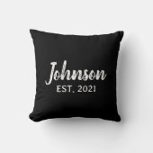 Coussin Monogramme Minimaliste (Recto)