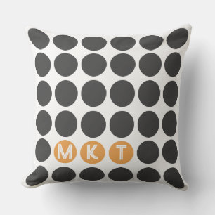 Coussin Monogramme moderne