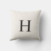 Coussin Monogramme Moderne Classique (Verso)