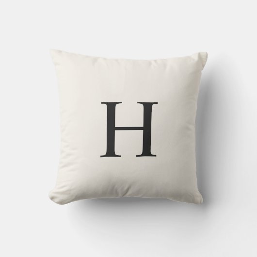 Coussin Monogramme Moderne Classique (Recto)
