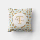 Coussin Monogramme Motif de noix mignonnes (Verso)