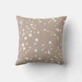 Coussin monogramme motif étoile (Verso)