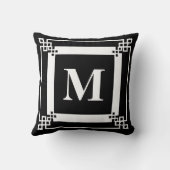 Coussin Monogramme noir (Verso)