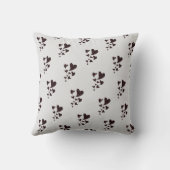 Coussin Monogramme Nom de Famille Initiale Or Coeurs Bijou (Verso)