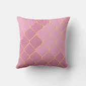 Coussin Monogramme or rose moderne (Verso)