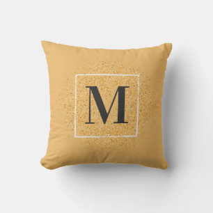 Coussin Monogramme parties scintillant