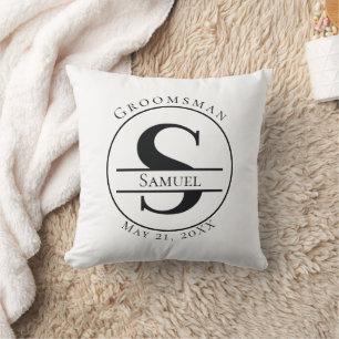 Coussin Monogramme personnalisé