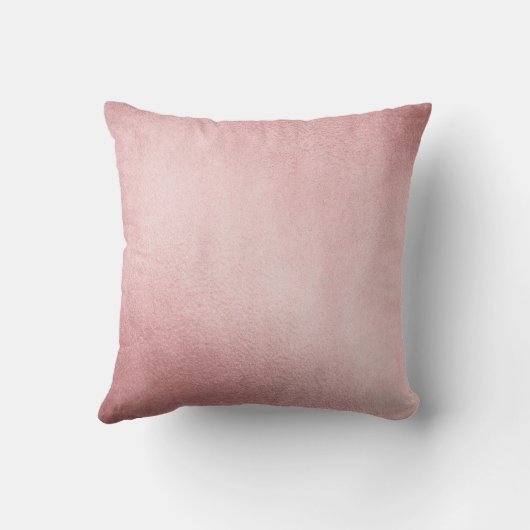 Coussin Monogramme rose or rose Nom et initiale (Verso)