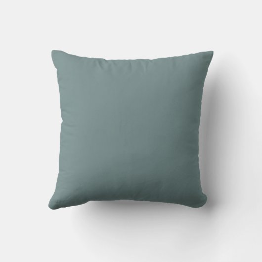 Coussin Monogramme rustique, initiale personnalisée bleu d (Verso)