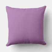 Coussin Monogramme W Fleur Violette Mariage Anniversaire (Verso)
