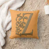 Coussin Monogramme Z Couleur Melon Sucré, Diplôme Annivers (Couverture)