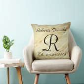 Coussin Monogrammes Faux Fini Motifs (Chaise)