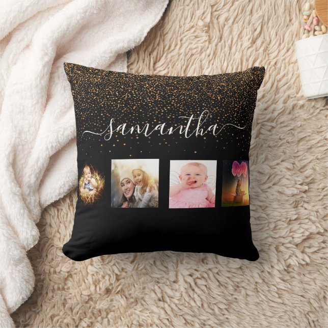 Coussin Monographie en or noir (Couverture)